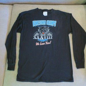 Vintage Carolina Panthers Long Sleeve T-Shirt M